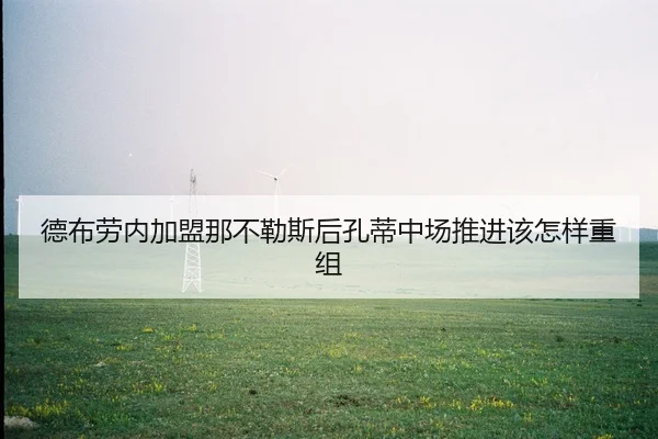 德布劳内加盟那不勒斯后孔蒂中场推进该怎样重组